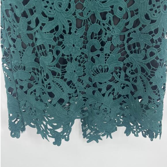 Jennifer Lopez Lace 2 PIece Midi Skirt Top Set  6 Holiday Hunter Winter Wedding - Picture 6 of 13